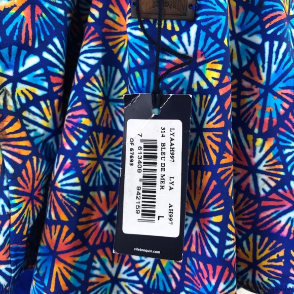 Vilebrequin Women's Carapaces Crossed Back Strap One-Piece Swimsuit Bathing Suit - Picture 7 of 9